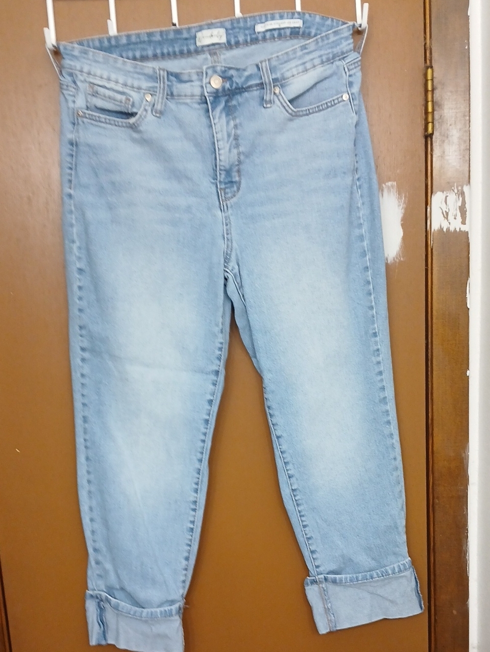 Wonderly Light Blue Flare Wide Leg Jeans